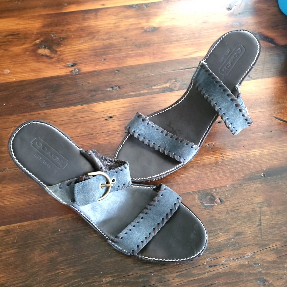 COACH KENDRA SUADE / P298 DENIM SIZE 10